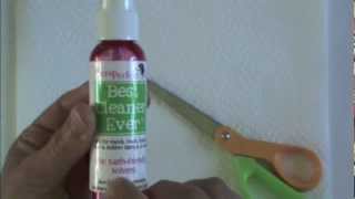 Remove and Clean Sticky Adhesive Residue from ScissorsFAST [upl. by Llerihs]