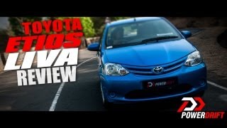 Toyota Etios Liva  Review  PowerDrift [upl. by Allekim493]