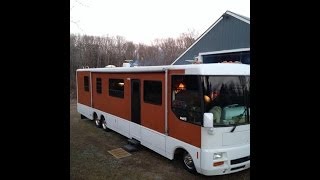 Installing a wood stove in my RV getting off the grid [upl. by Zimmerman469]