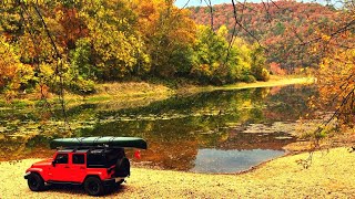 Testing the NEWER CANOE before the 5 DAY FLOAT  CANOE SMALLMOUTH FISHING [upl. by Aitas425]