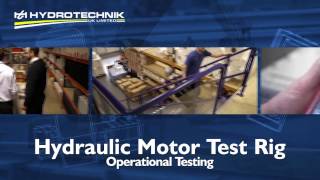 Testing the pressure temperature flow and rpm of a hydraulic motor [upl. by Naam]