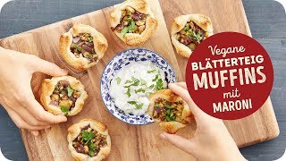 Vegane BlätterteigMuffins mit Maroni [upl. by Aibsel703]