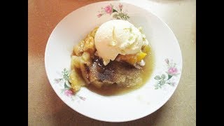 Moms Peach Cobbler Recipe [upl. by Wolenik886]