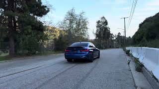 2020 M340i MUFFLER DELETE EXHAUST SOUND CLIPS [upl. by Enimzaj479]