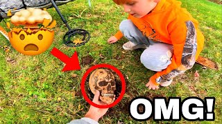 Human Skull Found Metal Detecting 5 Acre Farm [upl. by Bocaj]