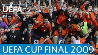 2009 UEFA Cup final highlights  ShakhtarWerder Bremen [upl. by Enerod]