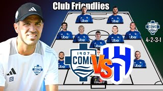 COMO 1907 VS AL HILAL  COMO 1907 POTENTIAL LINEUP VS AL HILAL  CLUB FRIENDLIES 2024 [upl. by Spada]