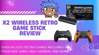 AN HONEST REVIEW OF THE X2 WIRELESS RETRO GAME STICK [upl. by Mayeda]