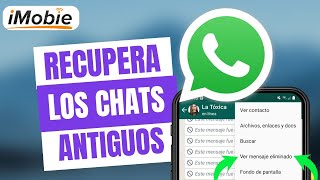 👇Cómo recuperar mensajes de WhatsApp antiguos Para Android amp iOS [upl. by Yruama]