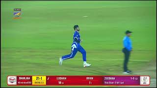 Emirates D20 First Match  DCC  ZEESHAN NASEER  Bowling  ECB  UAE [upl. by Amada455]