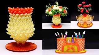 3 Plastic Bottle Craft DIY Ideas  Best out of waste  Ide daur ulang menggunakan botol plastik [upl. by Furgeson797]