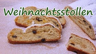 WEIHNACHTSSTOLLEN REZEPT  Christstollen  Stollen backen amp formen  Adventskalender 20 [upl. by Anselmi]