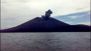 krakatau eruption 9 april [upl. by Adrianna479]