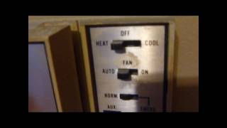 Trane Weathertron heatpump thermostat [upl. by Letsyrk281]