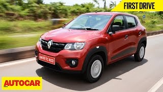 Renault Kwid  First Drive  Autocar India [upl. by Avek213]