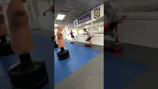 Strength training using plyometric resistance bands wkfkumite usakarate wkf [upl. by Ytak732]