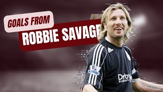 A few career goals from Robbie Savage [upl. by Nilrac]