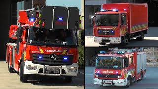 Brandweer Antwerpen noord  6 voertuigen naar interventie [upl. by Eeroc235]