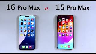 iPhone 16 Pro Max vs iPhone 15 Pro Max Is It Really Faster 🚀 [upl. by Azaleah477]