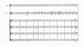 SaintSaëns Danse macabre Op 40 with Score [upl. by Simmie]