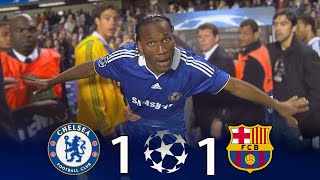 歐冠 I 切爾西11巴塞隆納  chelsea 11 barcelona 2009  Didier Drogba：its a disgrace [upl. by Klinger]