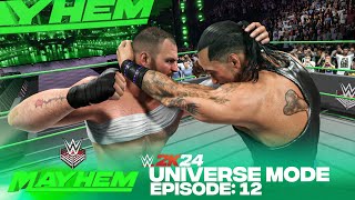 WWE 2K24  Universe Mode  quotRUN IT BACKquot  12 [upl. by Mahoney]