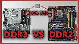 ODISEA 775 PARTE 4 RAM DDR2 vs RAM DDR3 EN GAMING y Productividad [upl. by Fishbein]