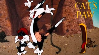 Cats Paw 1959 Warner Bros Looney Tunes Sylvester Cartoon Short Film  Review [upl. by Alexis656]