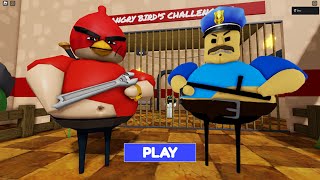 Experience the Thrill ANGRY BIRDS BARRYS PRISON RUN  Conquer Exciting Obby Challenges roblox [upl. by Eiryk]