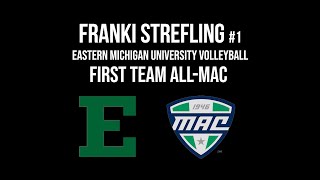 Franki Strefling  Eastern Michigan University  Volleyball Highlights [upl. by Shea322]