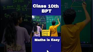 BPT Class 10 Class 10 Math Chapter 6 Triangles ytshorts shorts fun trending bpt thalestheorem [upl. by Gherardo]