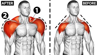 10 Exercise For Bigger SHOULDER AND TRAPS [upl. by Aeslek321]