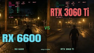 RX 6600 vs RTX 3060ti [upl. by Adnohsat]