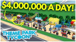 Can you still build a Money farm in Theme Park Tycoon 2 in 2024 NO Gamepass [upl. by Drofniw]