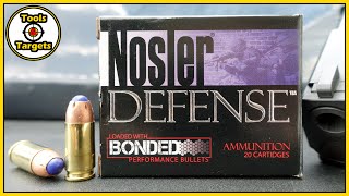 Nosler Blueberry TipsSweet or Sour 9mm Nosler Defense Bonded SelfDefense AMMO Test [upl. by Lewie]