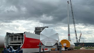 Vestas V162 im Detail  Windpark Beuchte  Nahost Tour 5 [upl. by Albers586]