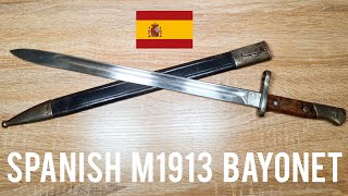 Extra long Spanish M1913 bayonet [upl. by Aleemaj]