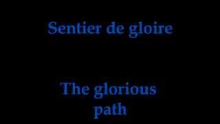 Vois sur ton Chemin with French and English lyrics [upl. by Sothena]