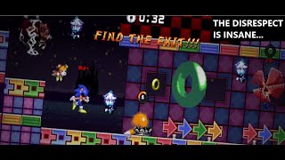 DISRESPECTING DJDinglebottom  sonicexe the disaster 2d remake beta [upl. by Ollopa]