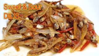 Sweet and Sour Dilis Recipe Sweet and Sour Dried Anchovies [upl. by Kellyann]