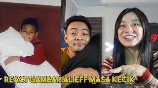 Bella React Gambar Alieff Waktu Kecil [upl. by Ingra]