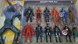 unboxing superhero marvel toys spiderman thanos venom toys [upl. by Imogene963]