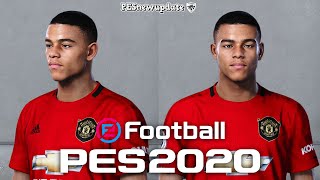 PES 2020 Faces Mason Greenwood by Alief [upl. by Mali792]