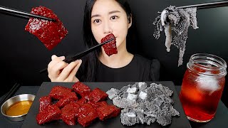 지라비장 천엽 먹방  Raw Spleen Omasum Real Sound MUKBANG  ASMR  EATING SOUND [upl. by Attelrak]