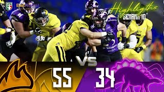 HIGHLIGHTS Fundidores vs Dinos semana 10  LFA 2023 [upl. by Hannus730]