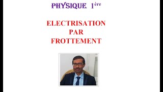 Electrisation par frottement 1ère année secondaire [upl. by Engamrahc]