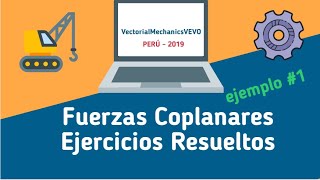 Fuerzas Coplanares Ejercicios Resueltos 2019 [upl. by Constance]