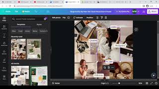 How to Create a Mood Board in Canva [upl. by Lorne]