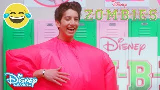 ZOMBIES  Air Suit Dance Off Challenge 💃  Official Disney Channel UK [upl. by Leckie786]