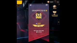 gold to grandmaster journey  6000 score in BR rank season 34  shorts freefire youtubeshorts [upl. by Jud]